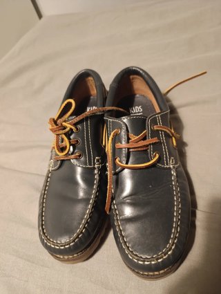 Zapatos náuticos azul marino talla 41 piel Nuevos