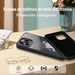 Youery Mini Ink Screen Funda iPhone 15 Pro Max