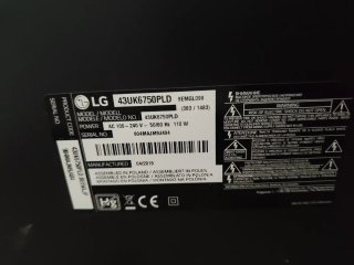 TV LG 43 43UK6750PLD
