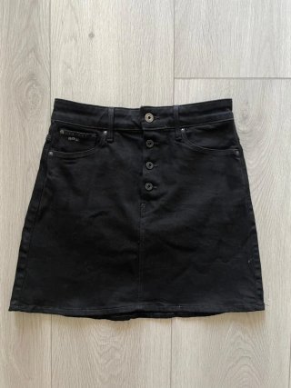 Falda mini efecto piel serpiente