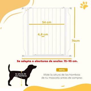 Barrera seguridad para perros