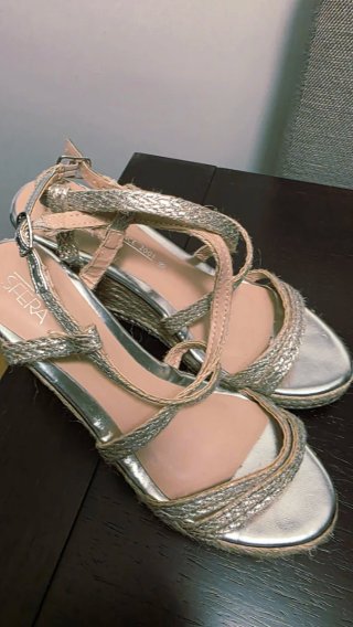 Sandalias Sfera Oro platino Talla 38
