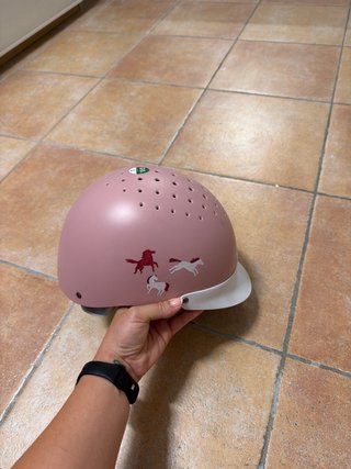 Casco Hípica Rosa Fouganza Talla 52-55