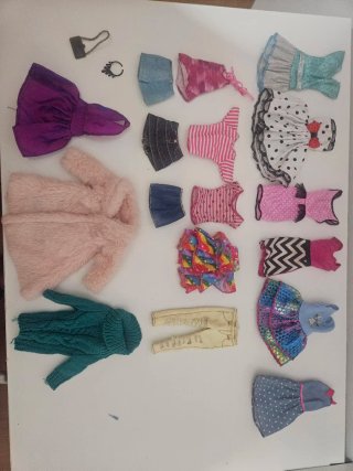 Lote Ropa Muñeca Barbie
