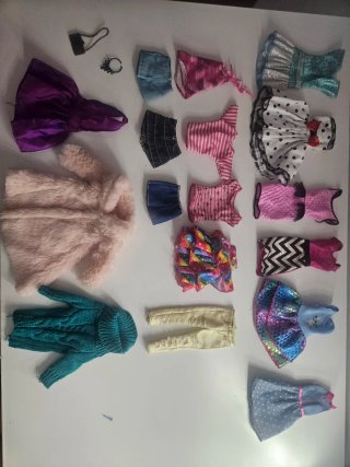 Lote Ropa Muñeca Barbie