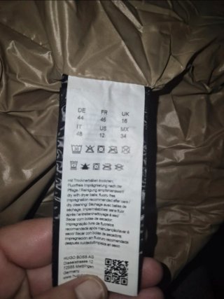 Plumífero Hugo Boss Negro