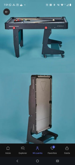 Mesa de billar para niños