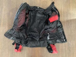 Chaqueta Moto Road Roja y Negra