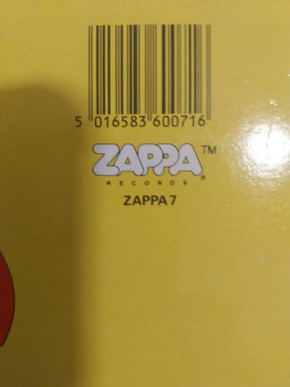 Vinilos Zappa You Can't Do That On Stage Sampler