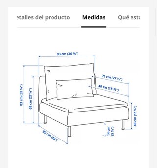 Sofá modular SÖDERHAMN Ikea beige