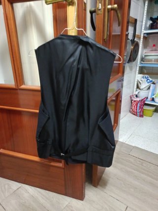 Chaleco negro formal