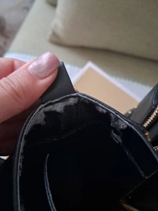 Anfibio Michael Kors nero con dettagli oro