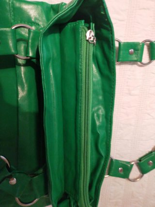 Bolso de hombro verde