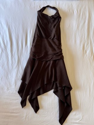 Vestido Zara Marrón Talla L