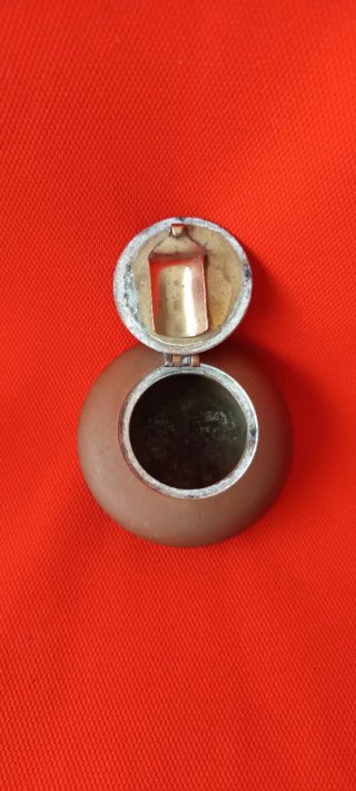 Cenicero portátil latón náutico