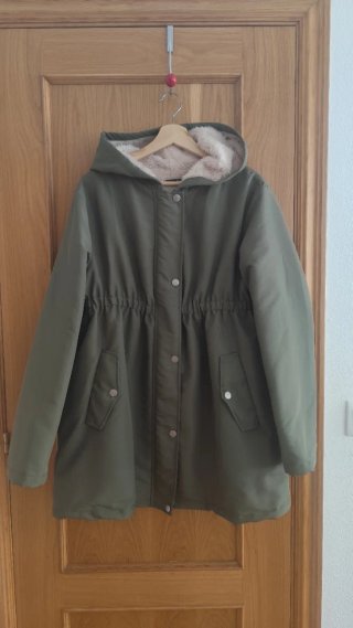 Parka premamá verde