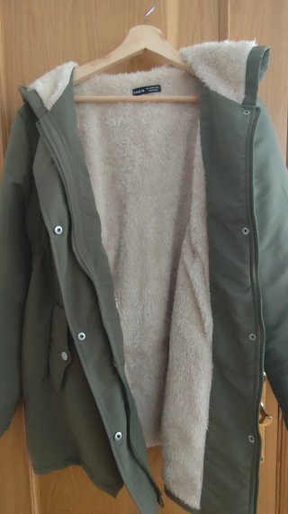 Parka premamá verde