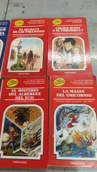 4 libros Tus Libros. Elige tu Aventura. Pesadillas
