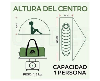 Tienda de campaña individual ultraligera NUEVA
