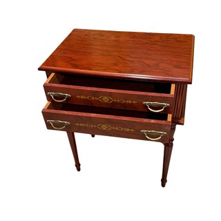 Mesa auxiliar vintage madera