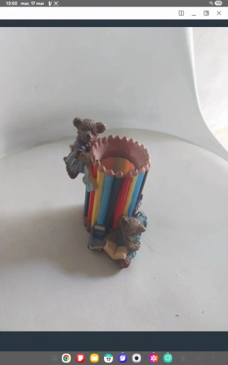 Porta lápices osos con libros