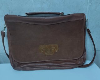 Bolso Cartera Antiguo Marrón