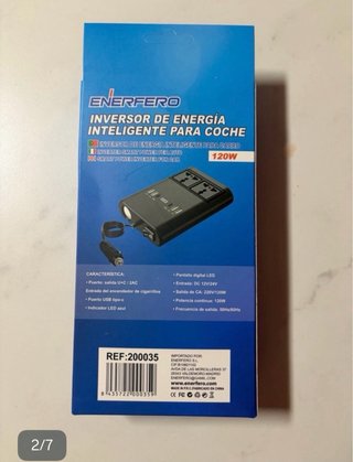 Inversor Coche ENERFERO 120W