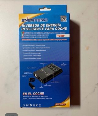Inversor Coche ENERFERO 120W