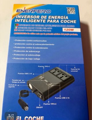Inversor Coche ENERFERO 120W