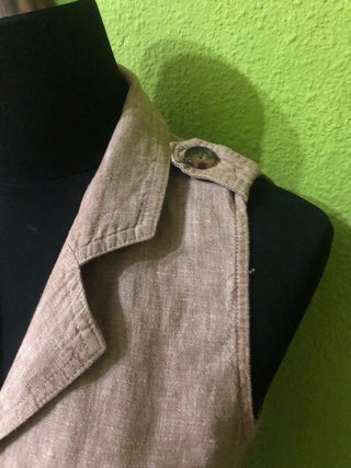 Vestido Mango Lino Talla S