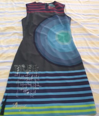 Vestido Desigual Talla M Multicolor