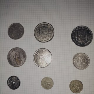 9 Monedas Variadas Colección