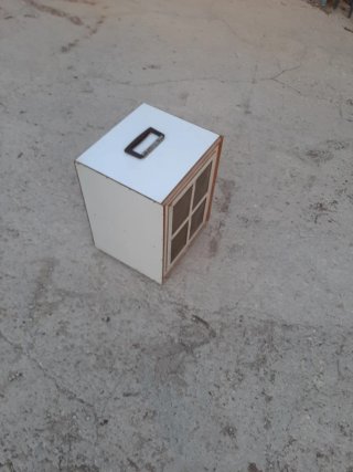 Transportín Jilgueros Marrón y Blanco