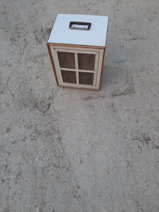 Transportín Jilgueros Marrón y Blanco