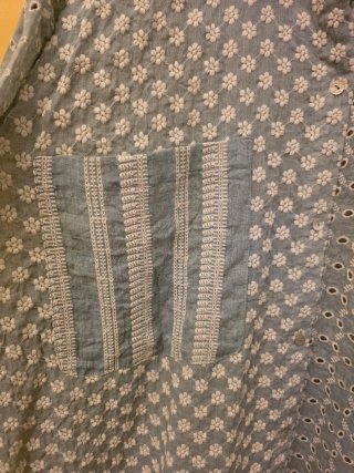 Vestido Zara bordado talla única