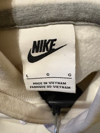 Sudadera Nike Blanca Talla L
