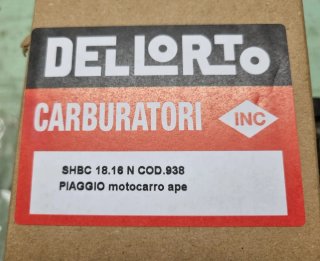 Carburatore Dell'Orto SHBC 18.16 Piaggio Ape