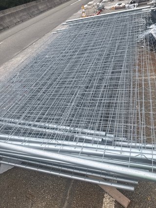 Valla obra galvanizada