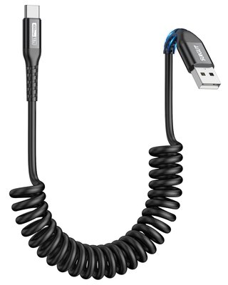 SUNGUY Cable USB C en Espiral, 1Piezas 1.5M