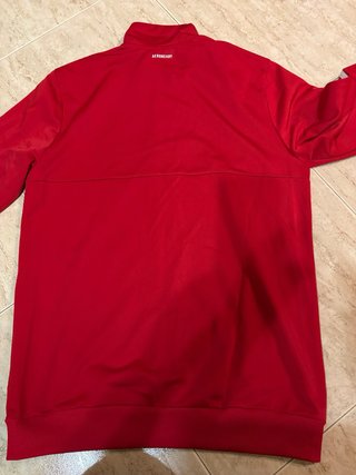 Chaqueta deportiva Adidas roja niño /a T 15-16 a