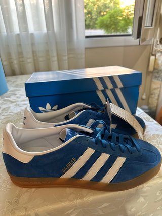 Adidas Gazelle Azul y Blanco