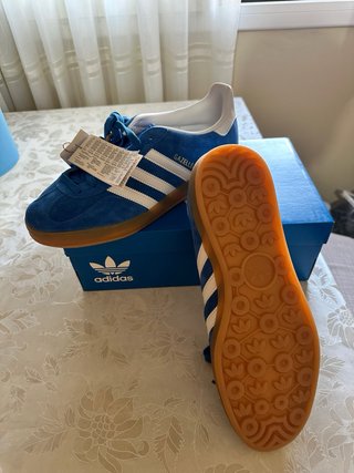 Adidas Gazelle Azul y Blanco