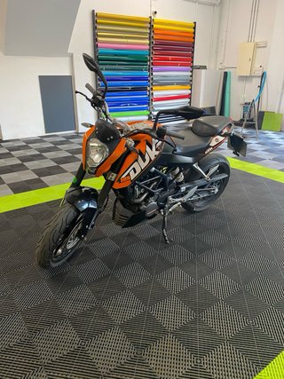 KTM Duke 125 Naranja/Negra