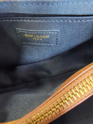 Bolso Saint Laurent Loulou Piel Marrón