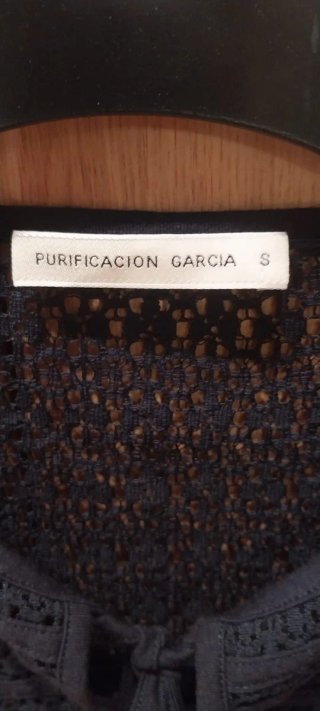 Camiseta crochet Purificación García Talla S
