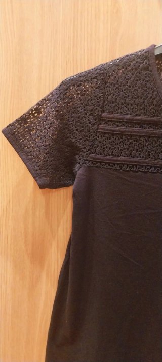 Camiseta crochet Purificación García Talla S