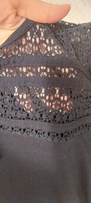 Camiseta crochet Purificación García Talla S