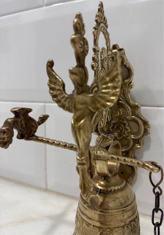 ANTIGUA CAMPANA LITÚRGICA DE BRONCE FRANCIA