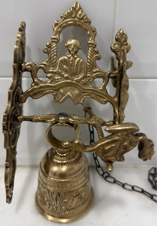 ANTIGUA CAMPANA LITÚRGICA DE BRONCE FRANCIA