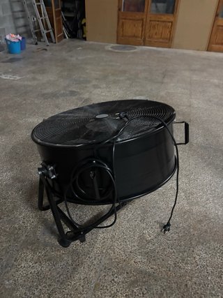 Ventilador Industrial Negro 70cm